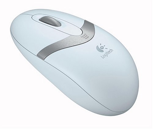 Logitech Cordless Optical 3-Button Mouse - White