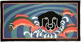 Fish Are Jumping - Hand Hooked Rug