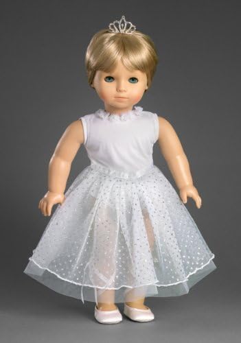 White Ballerina Dress & Ballet Slippers ~ Fits 18" American Girl Dolls