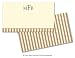 Tan Stripes Calling Card by Stacy Claire Boyd