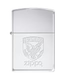 Zippo "Eagle and America" High Polish Chrome Lighter, 8541