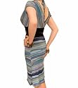 Blue Banana Blue and Purple Clinch Dress