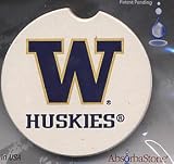 AutoCoaster ~ Washington Huskies ~ Tile Drink Coaster for car cupholder ~ cod...