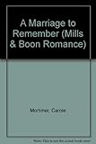 A marriage to remember