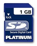 Platinum Secure Digital (SD) 1GB Speicherkarte (original Handelsverpackung)