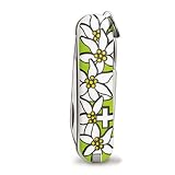 Victorinox Swiss Army Classic Edelweiss Pocket Knife (Lime Green)