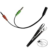 VIMVIP 3.5mm Female to Dual 3.5 Male Mic & Stereo Audio Y Splitter Cable Cord for PC Laptop