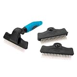 MasterGrooming 3-In-1 Rake Black/Teal