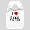 I Love Beer Brewing Baby Bib