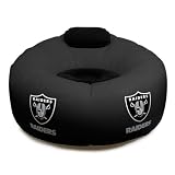 Oakland Raiders Inflatable NFL Chair - 42 x 42 x 28