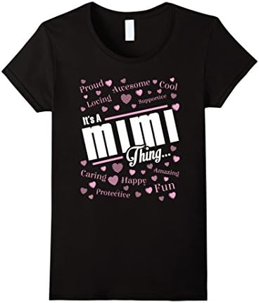 Women's Grandma Tshirt: It's A Mimi Thing - Mimi Tshirt Medium Black