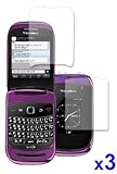 BlackBerry 9670 Style Crystal Clear Screen Protectors (3 Pack)