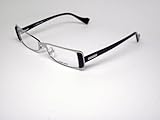 ROMEO GIGLI RG40601 EYEGLASSES OPTICS PRESCRIPTION EYEWEAR DESIGNER FASHION UNISEX SILVER/BLACK FRAME-DEMO LENS