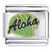 Pugster Aloha Leaf Italian Charms Bracelet Link