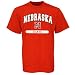 Apparel : Russell Nebraska Cornhuskers Scarlet Dad T-shirt