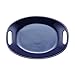 Rachael Ray Serveware 15-Inch Stoneware Oval Platter, Purple
