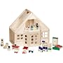 Melissa & Doug Deluxe Wooden Furnished Dollhouse