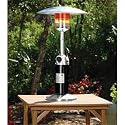 Black and Stainless-steel Patio Heater Propane, 11,000 BTU 99 cm (39 in.) Tall Tabletop