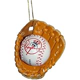 New York Yankees Baseball IN Leather Glove Ornament