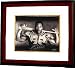 Bo Jackson signed Nike Bat on Shoulders 8x10 Photo Custom Framed Sepia Tone