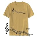T-SHIRT SAND " OPERA NOTES " Large