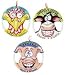 Fat Cat Dog Toy Rings Down On The Farm Pack Of 3 - 30184-03