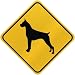boxer34 - ONLY BOXER CROSSING SIGN DOG