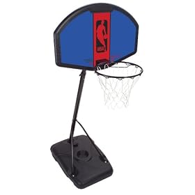 Spalding Youth Portable Basketball System with 32 Inch Eco-Composite Backboard (NBA Logo)