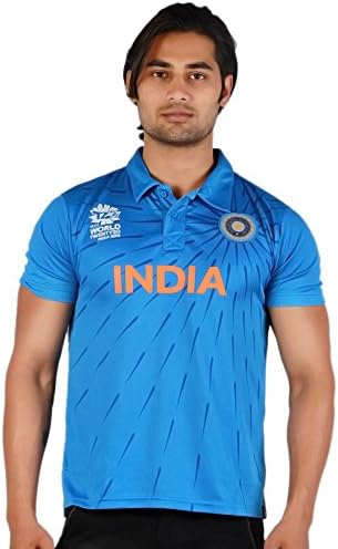 ICC World TWC-5 Twenty20 India 2016 Locasta Polyester Polo (Blue) (XL)