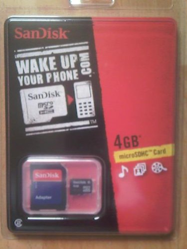 4GB microSD SDHC Memory Card for LG KS360 incl. SD adapter