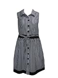 Style&co. Woman Striped Sleeveless Shirtdress Classic Stripe 14W