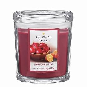 Colonial Candles Pomegranate Citron 22oz by Colonial at Home Candles