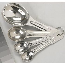 Ekco Measuring Spoon Set 1/4, 1/2, 1 Teaspoon And