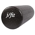 J Fit 18-Inch High Density Foam Roller, Black