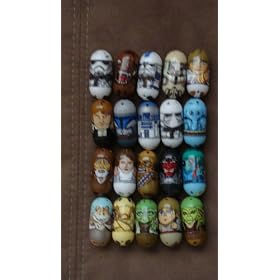 Mighty Beanz 2010 Star Wars Lot of 20 Loose Random No Doubles, May Be Diffrent From Picture.