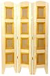 Classic Original Unique Great Family Gift Idea - 5.5ft. Low Photo Display Floor Screen Room Divider w/ 5" x 7" Frames - 4 Colors
