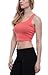 A.S Active Cotton Span Racer Back Sleeveless Crop Tank Top-MADE IN USA