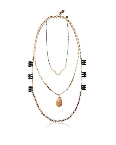 David Aubrey Multi-Layer Multi-Stone Necklace