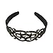 1.5 Inch Hard Headband Swirl Design with Teeth Hair Band