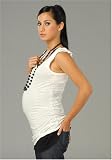 Women's Lauren Kiyomi Ruffle Sleeve Viscose Tank (Maternity) - More Colors Available