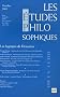 Les �tudes philosophiques, N� 4, Octobre 2005 : Les logiques de Descartes