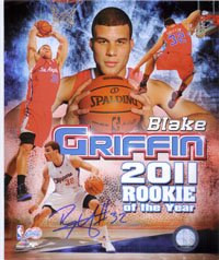 Signed Griffin, Blake (Los Angeles Clippers) 8x10 Photo