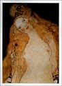 Adam and Eve People Art Poster Print by Gustav Klimt, 28x40