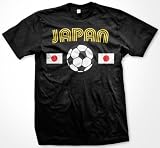 Japan Flags International Soccer Mens T-shirt, Japanese National Pride Mens Shirt