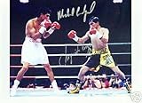 CHIQUITA GONZALEZ MICHAEL CARBAJAHL AUTOGRAPHED BOXING PHOTO HOF06 (BOXING)