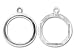 Sterling Silver Round Picture Frame
