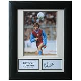 Signed Gordon Cowans Aston Villa Display Framed