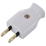 オーム電機 絶縁カバー付差込みプラグ シロ HS-H6215QZ-W 00-8315