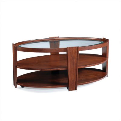 Magnussen Nuvo Wood Oval Cocktail Table