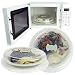 Set of 3 Microwave Plate Cover with Cooling Vent - Home and Garden > Kitchen > Accessories